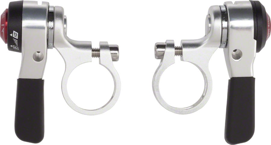 MicroSHIFT 10-Speed Road Thumb Shifter Set for Compatibility | Double/Triple