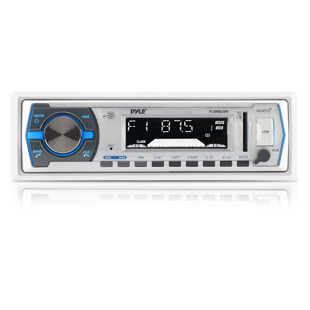 Pyle Bluetooth Stereo Receiver, 4x 3.5'' 200W Speaker, Amplifier, Cover, Antenna
