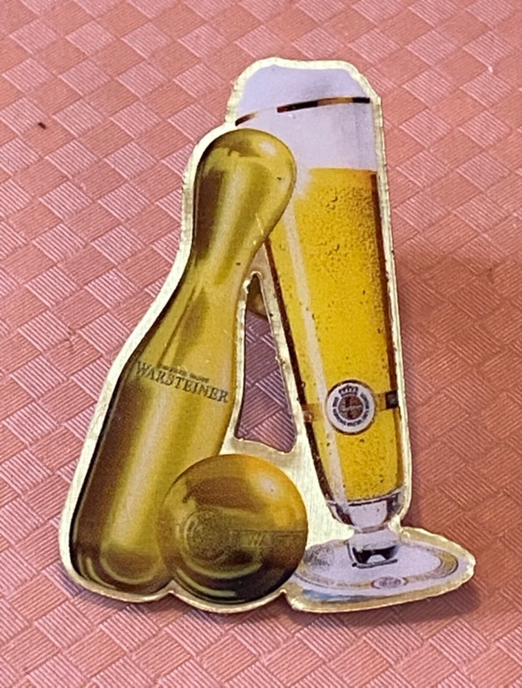 GERMANY BEER PINS - WARSTENER BEER PIN .