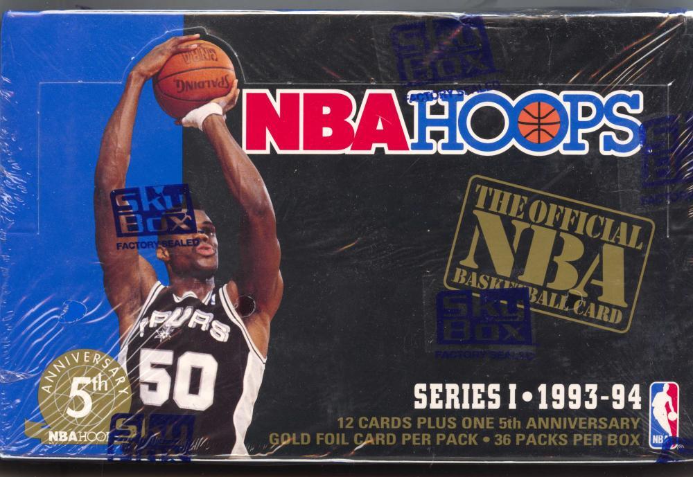 1993-94 Skybox Hoops Series 1 Basketball Box