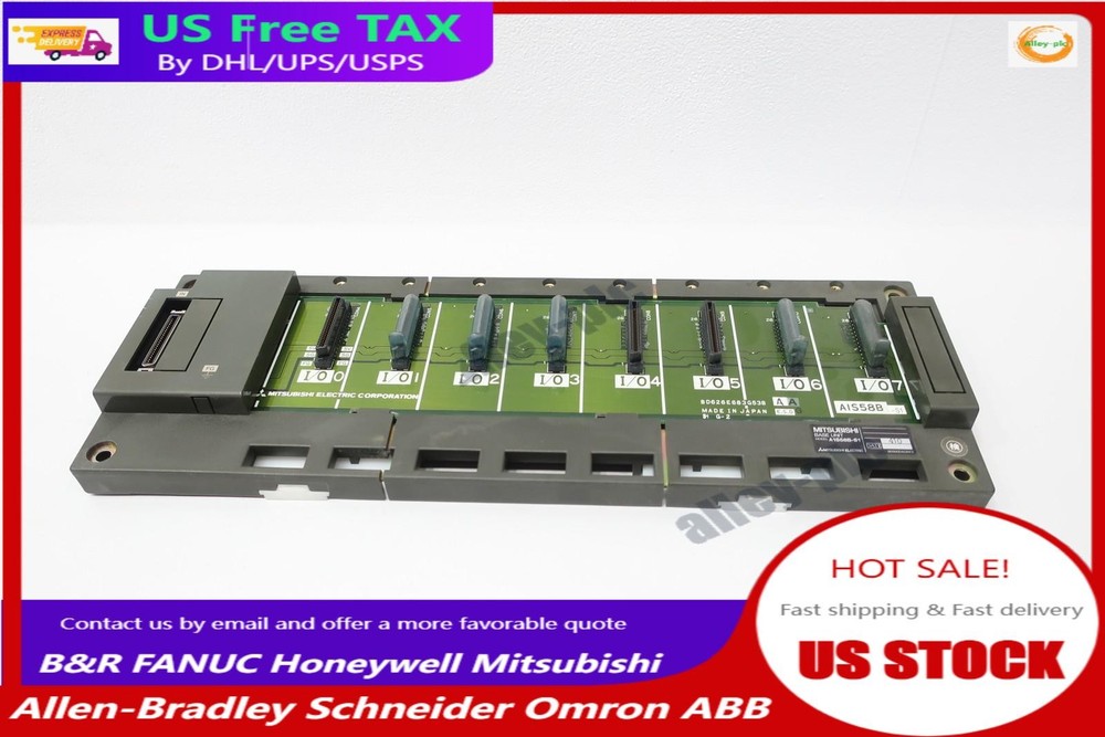 Mitsubishi A1S58B-S1 Base Unit Module 7 I/o