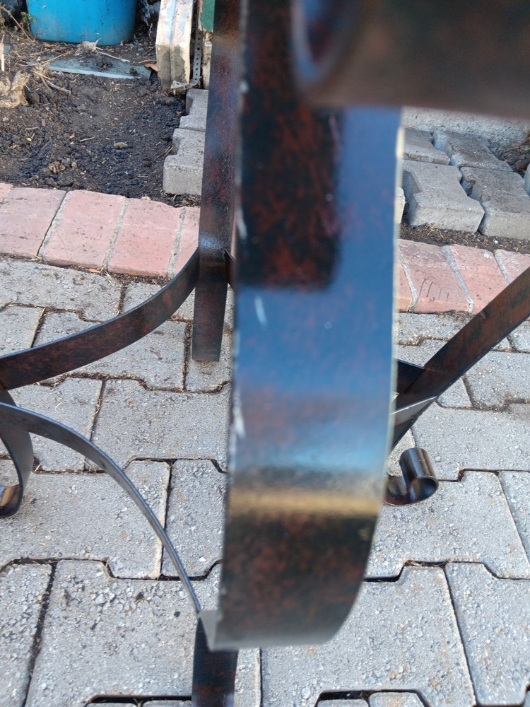 cast iron outdoor table base vintage