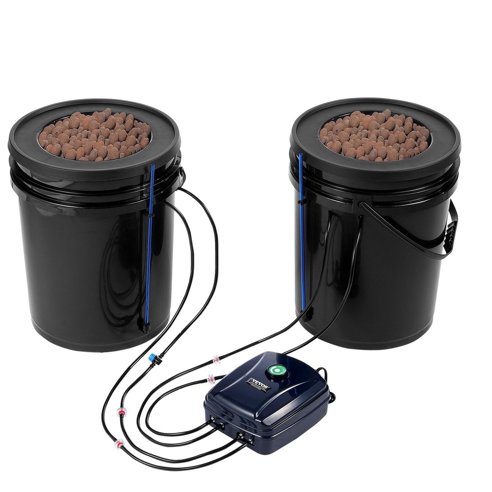 For DWC Hydroponics Grow System, Hydroponic Growing System with Top Drip Kit, D