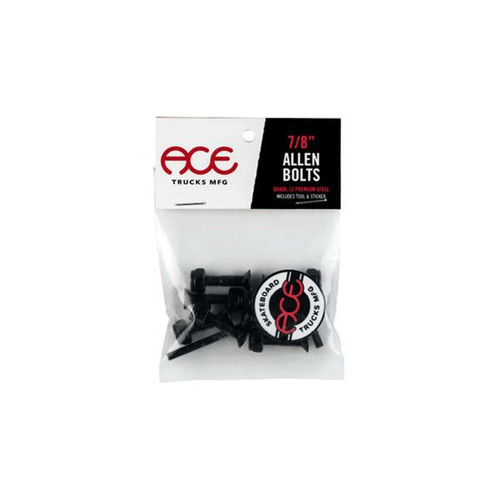 Ace Skateboard Hardware Allen 7/8" Black
