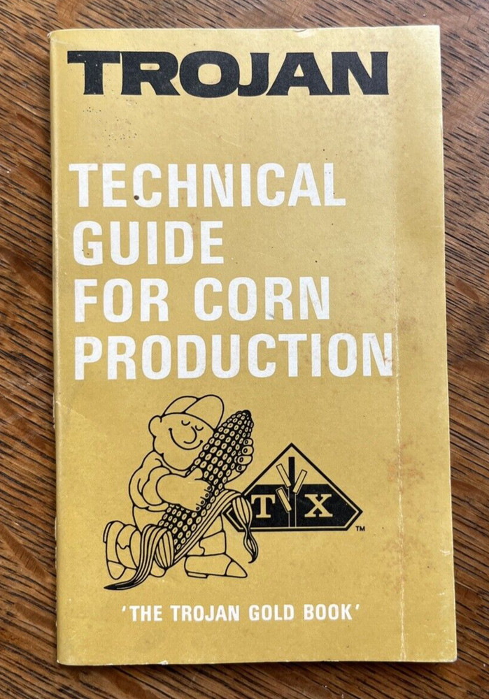 Vintage 1971 Trojan Technical Guide for Corn Production Booklet
