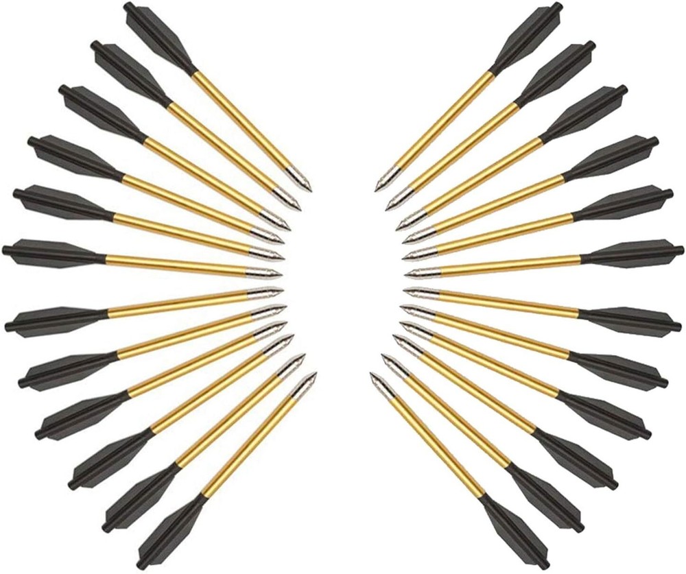 Self-Cocking Crossbow Bundle with Adjustable Sights, Spare Crossbow String and