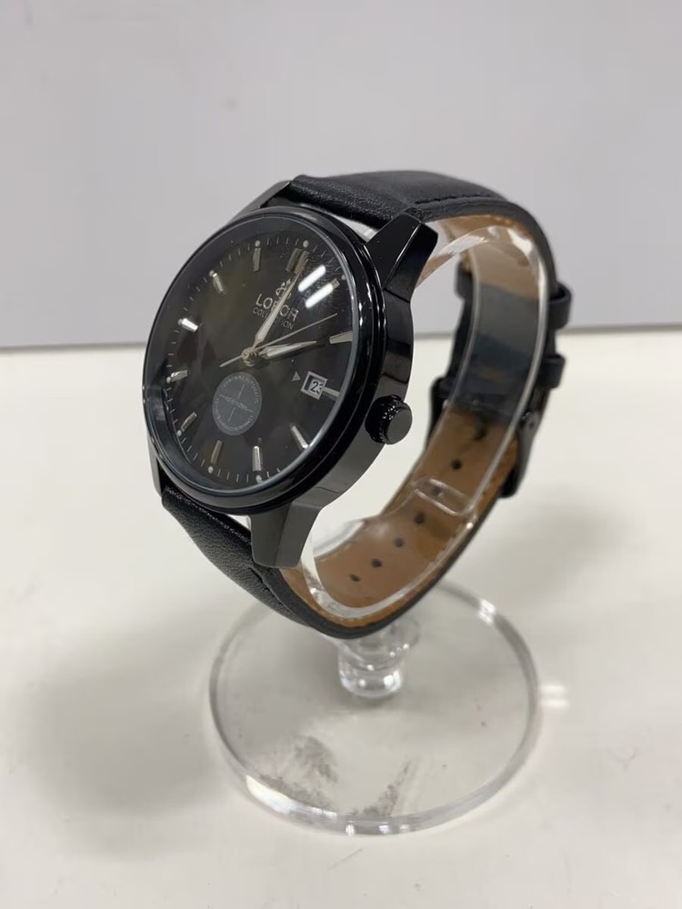 LOBOR Automatic Watch Analog Leather BLK BLK LB8174M