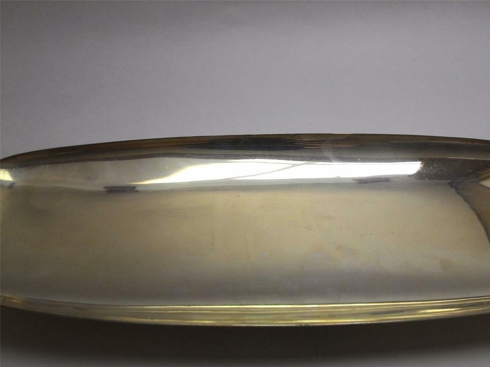 Vintage W&S Blackinton Footed Silver Plate Serving Dish #33H