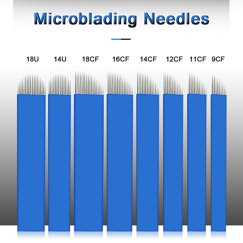 Microblading 0.20mm Blue Blades Needles Tattoo needles Permanent Makeup Needle