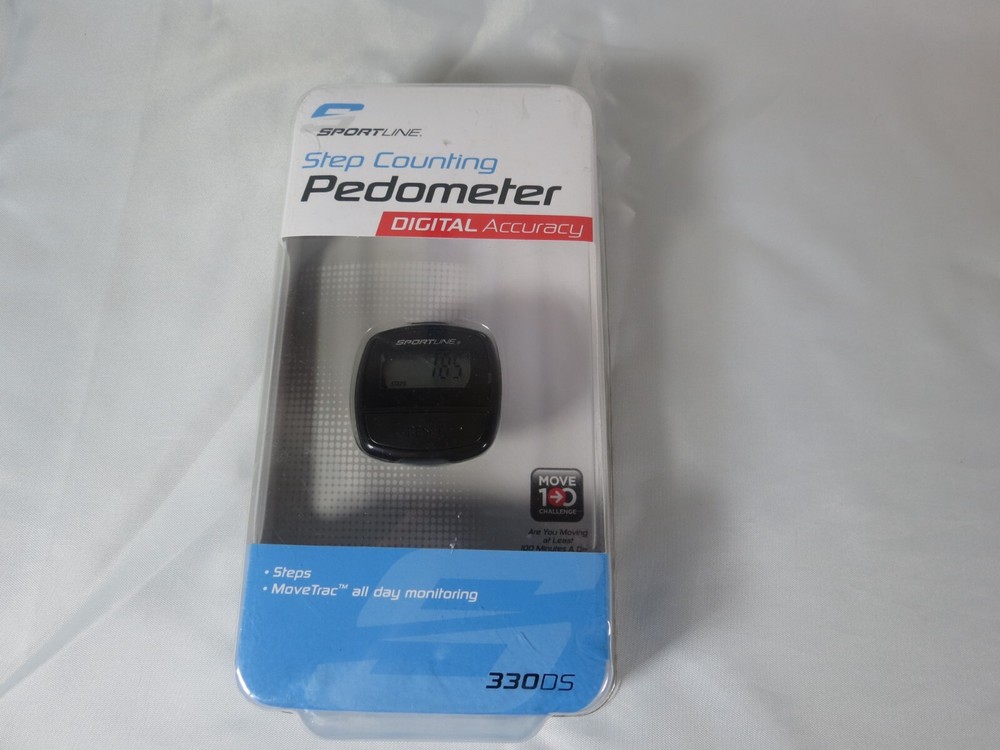 NEW Sportline Step Counting Pedometer w/ Digital Accuracy