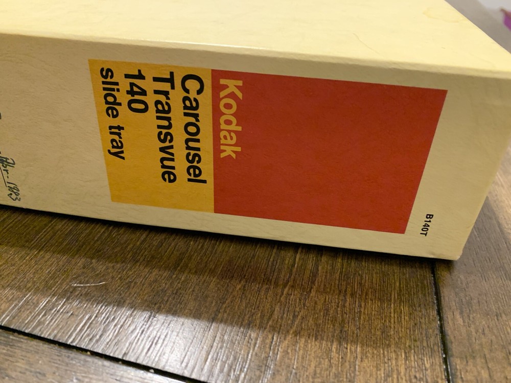 2 Kodak Carousel 140 slide Trays