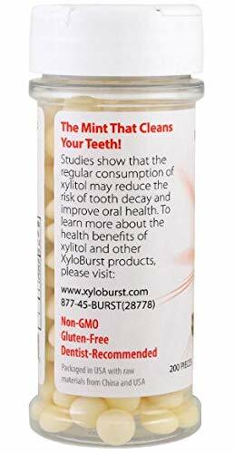 Xyloburst Xylitol Cinnamon Mints 200 Count Jar