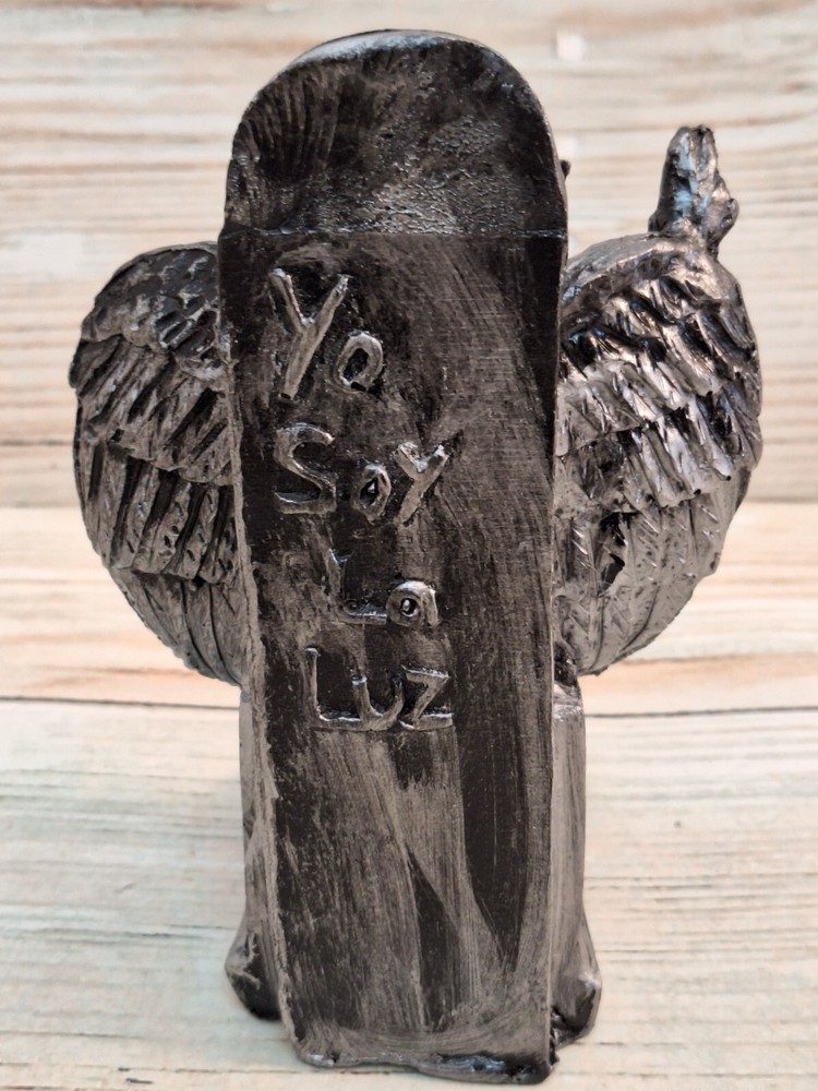 Satan Silver 7" X 5" Satan / Diablo / Devil / Evil / Statue Figurine Templar