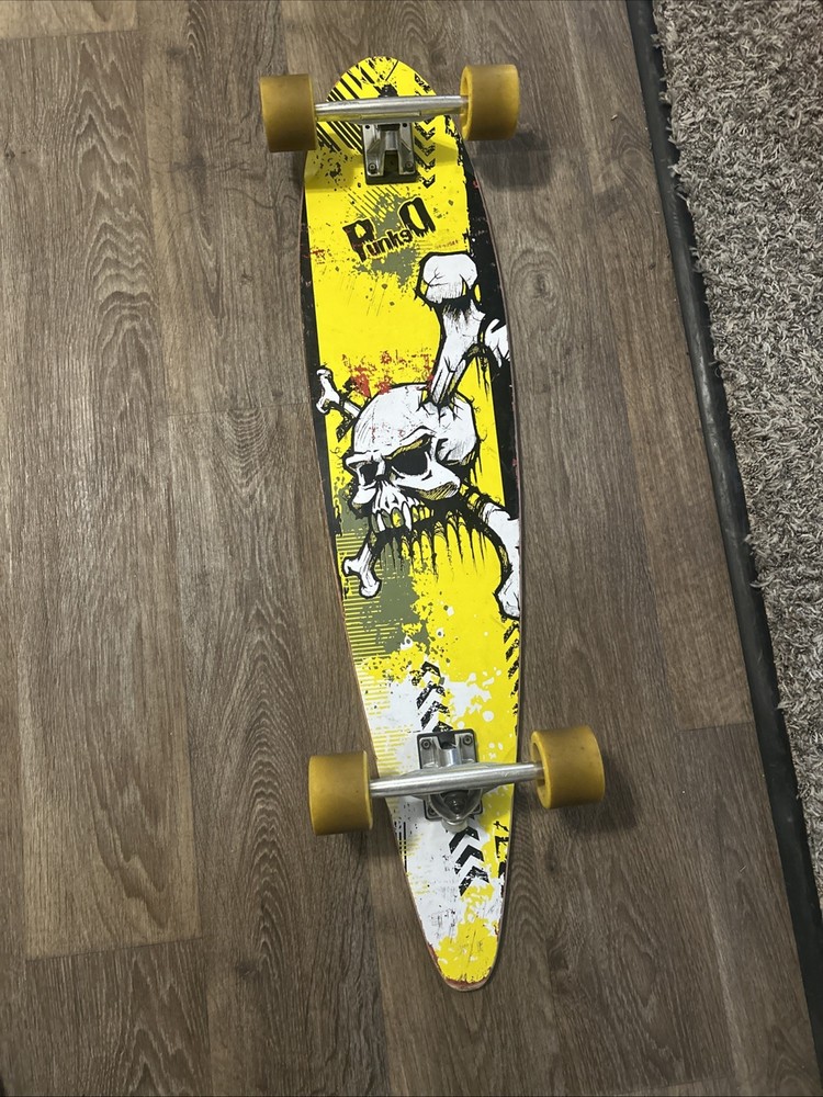 Yocaher Kicktail YSkull Longboard Complete