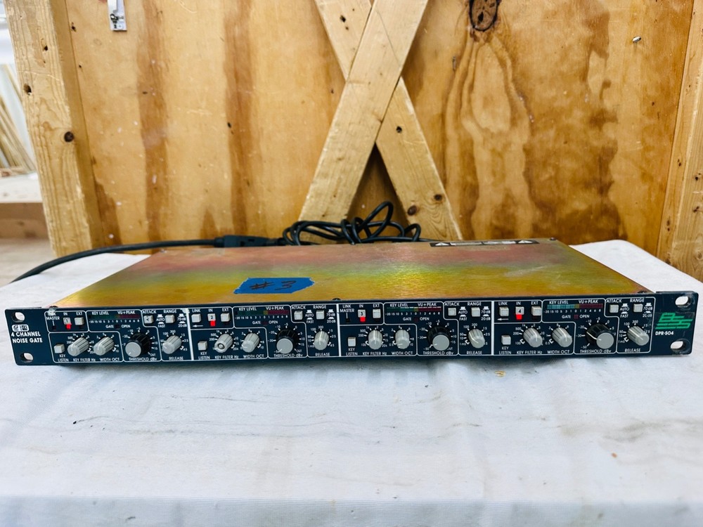 BSS DPR-504 #3, 4-Channel Noise Gate - Small Issue w/Release Controls - READ