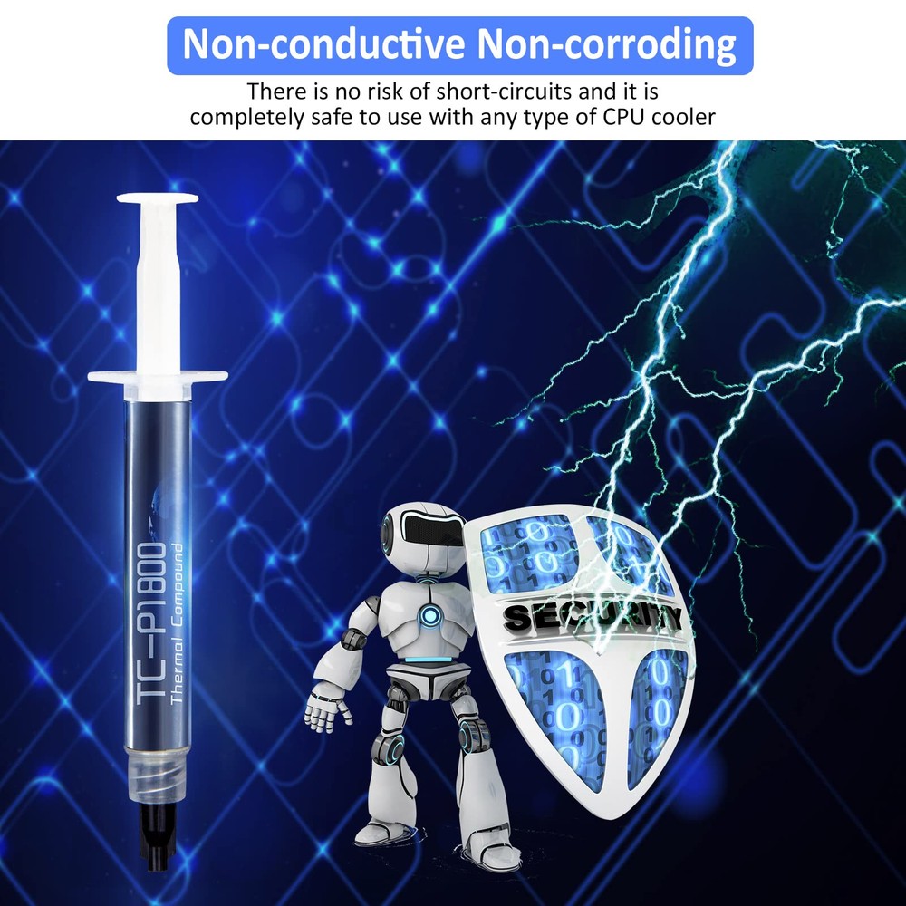 Thermal Compound Paste 18W/mâ€¢K 3g High Performance Aquastat Thermal Paste CPU