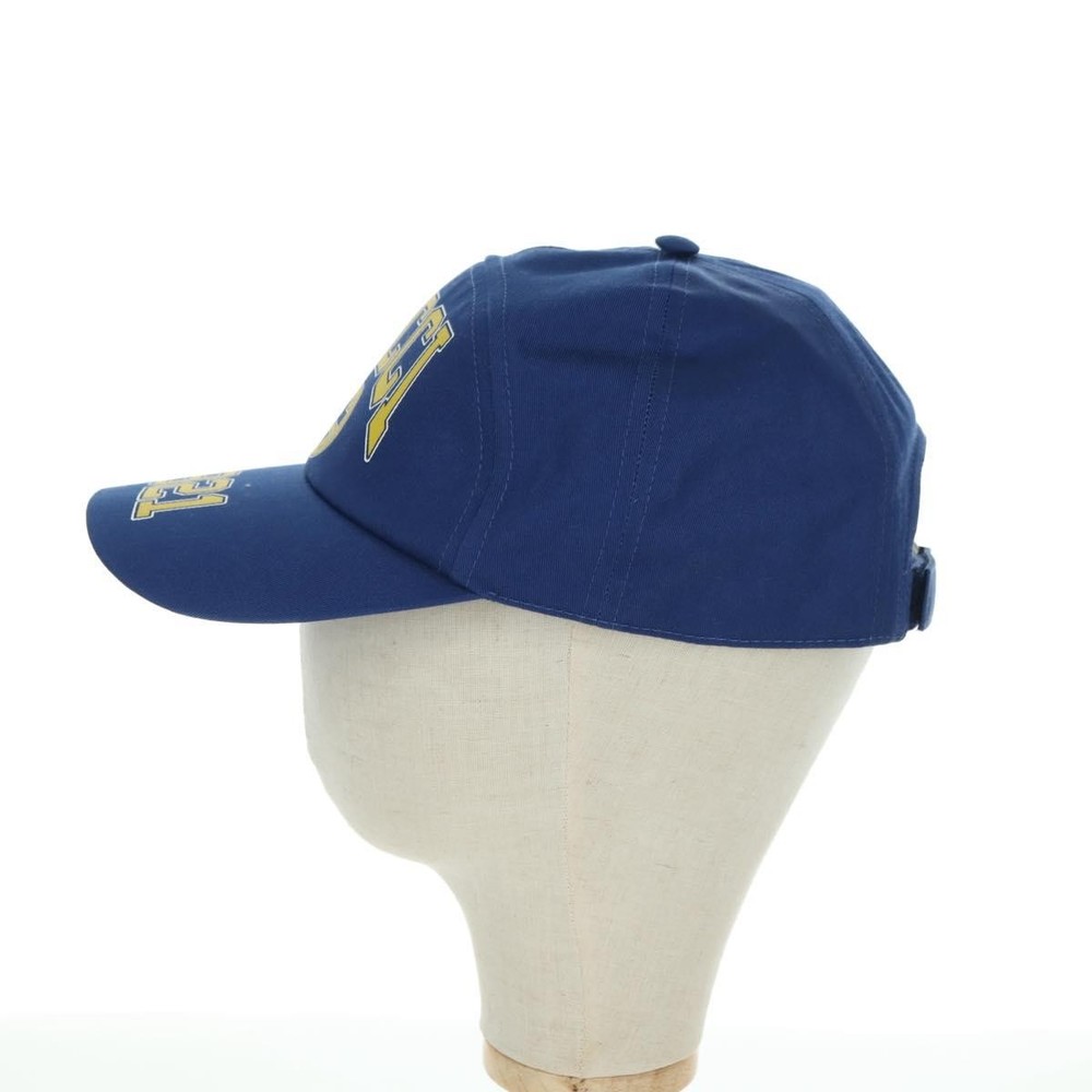 GUCCI Cap Canvas Blue 730186 Auth BA12036A