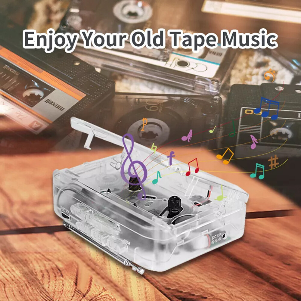 Cassette Player Durable Walkman Cassette Player Portable Speaker Multiple A9O8