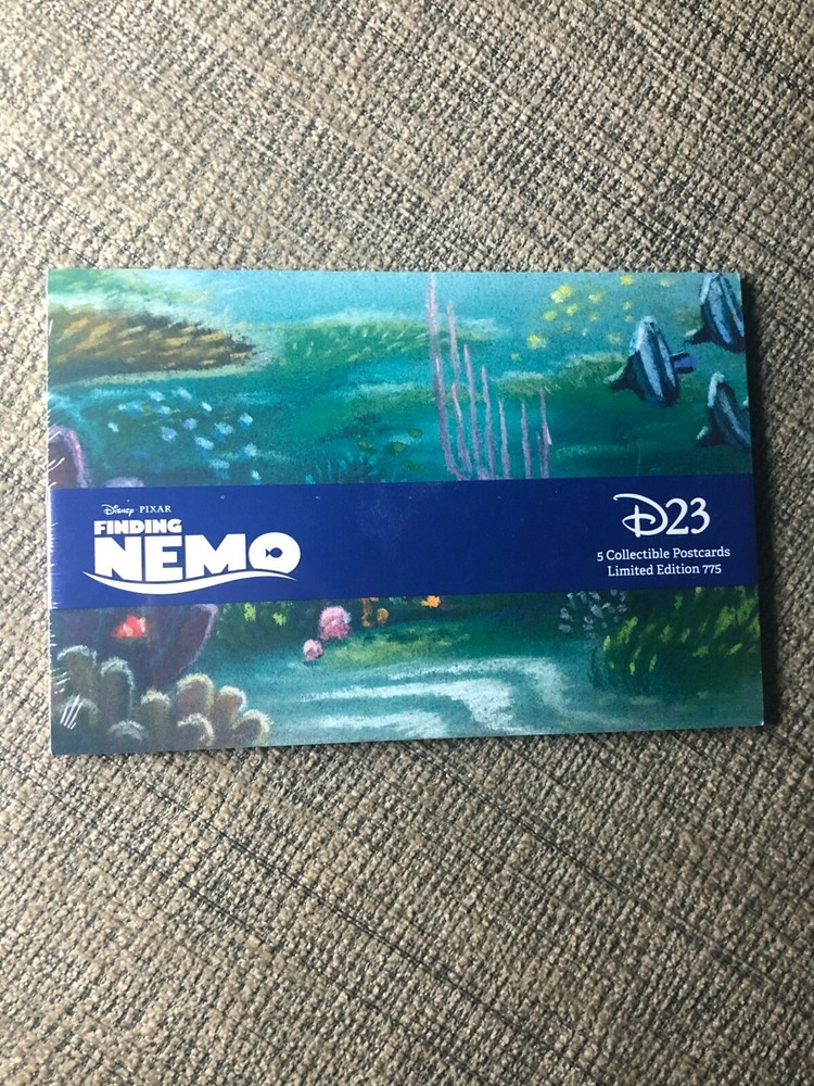 NIB D23 Finding Nemo 5 Collectible Postcards Limited Edition 775