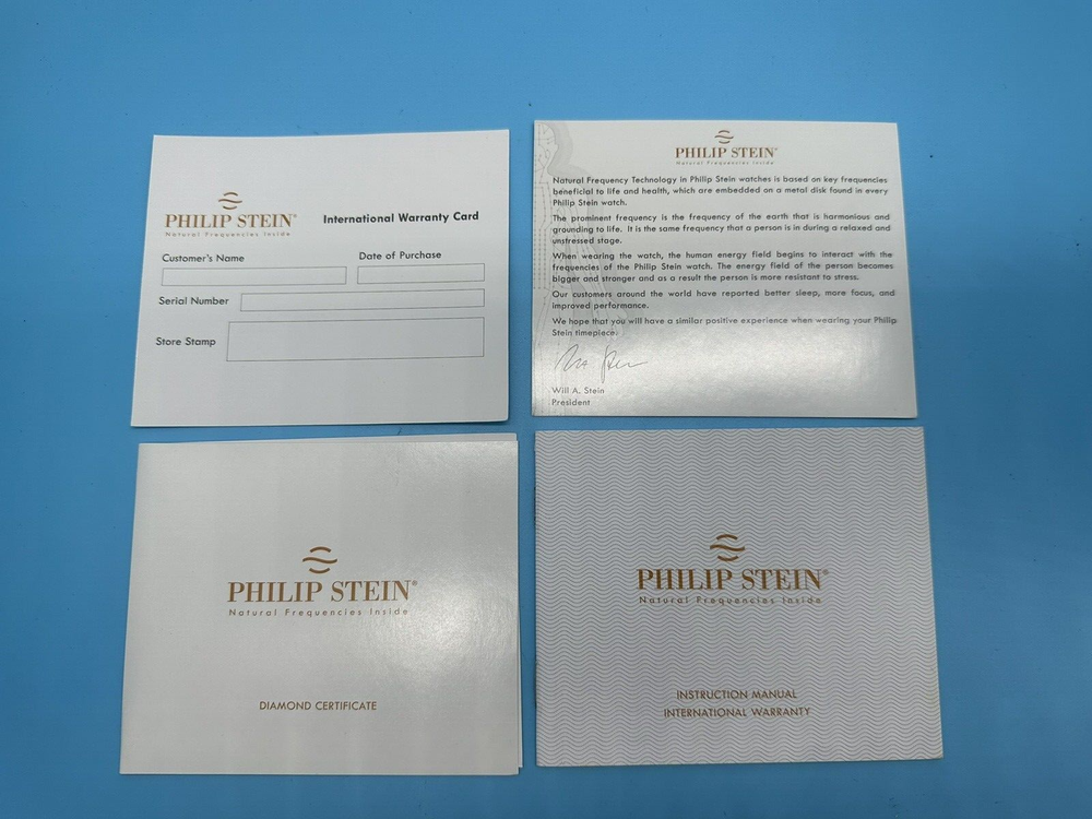Phillip Stein Watch Box Complete