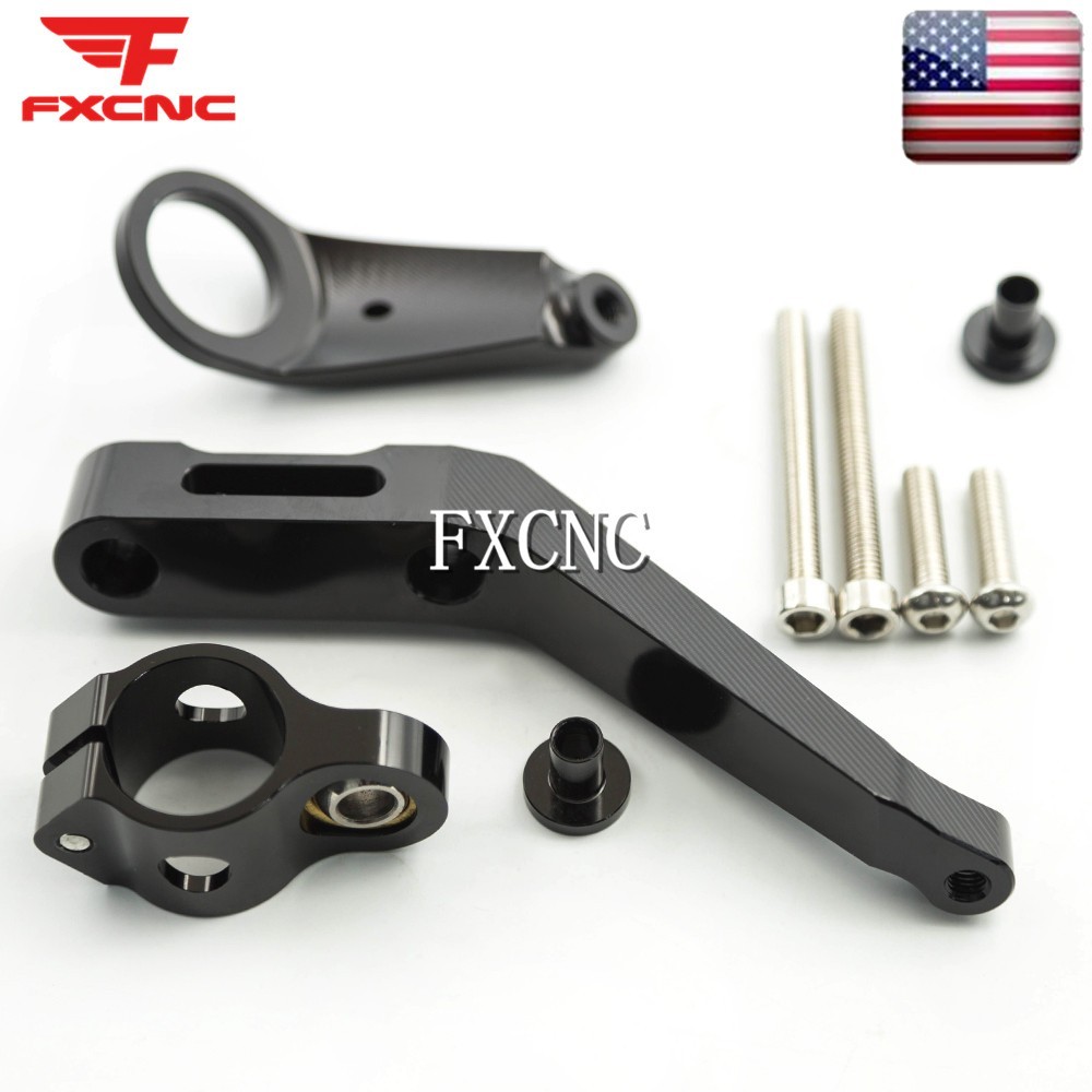 Steering Damper & Mounting Bracket Support Holder For Honda CBR954RR 2002-2003
