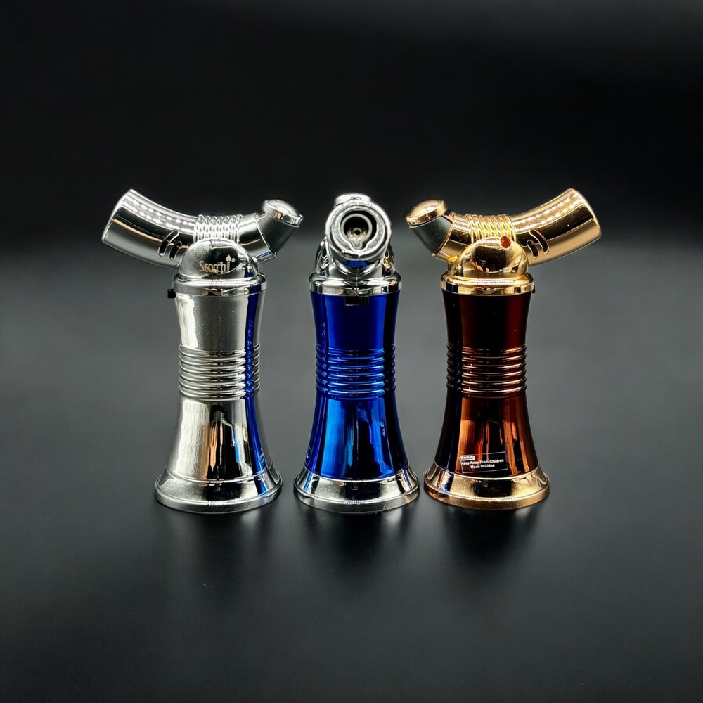 Scorch Torch 61446 45 Degree Adjustable flame Smooth Press Down Torch Lighter
