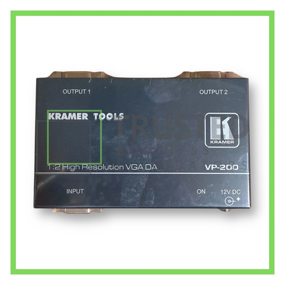 Kramer VP-200 1:2 High-Resolution VGA Distribution Amplifier