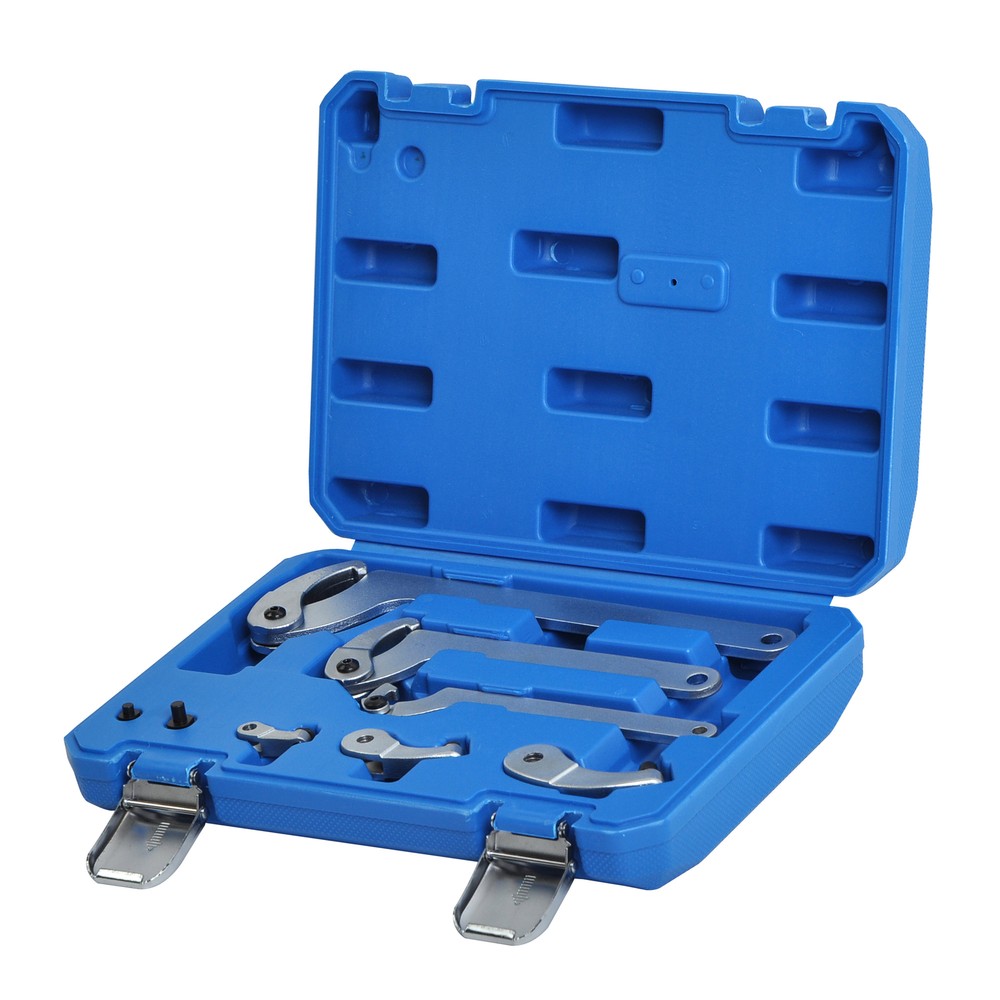 Adjustable Hook And Pin Wrench Tools Set With C Spanner Tool Kit 35- 120mm 8pc