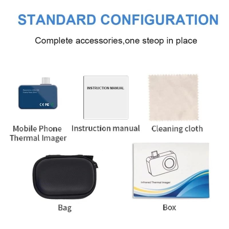 TOOLTOP T7 Mini Thermal Camera for Android USB-C, 256x192 Resolution