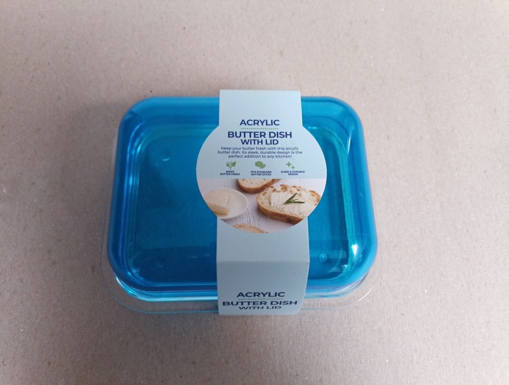 Acrylic Butter Dish With Lid