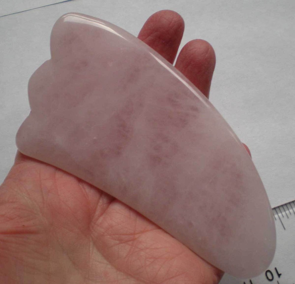 Rose Quartz Gua Sha Massage Tool sc953