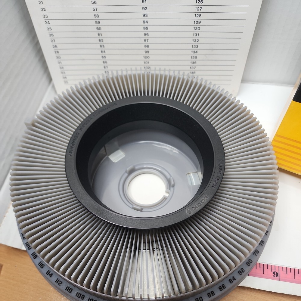 Kodak Transvue 140 slide tray carousel *READ*