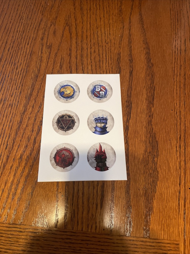 Warhammer Blood Bowl Stickers