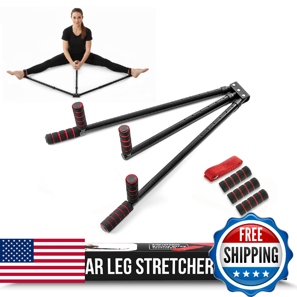 Leg Split Machine & Trainer App - Adjustable 3 Bar Stretcher for Flexibility