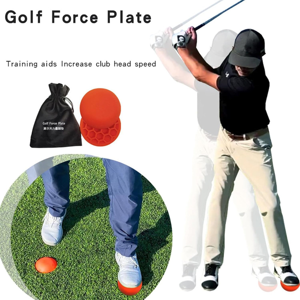 Golf Physical Strength Pad Force Plate | Rubber Force Pedal Exerciser Step Pad f