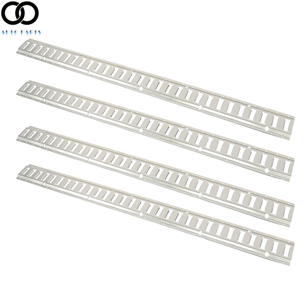High Quality Carbon Steel Universal 4-piece Set 5' E Track Tie Down Rail