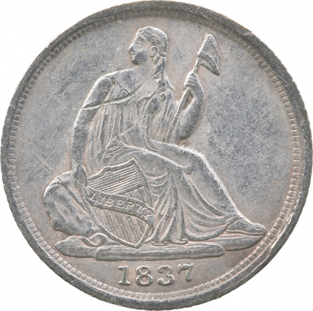 1837 Seated Liberty Half Dime *5515