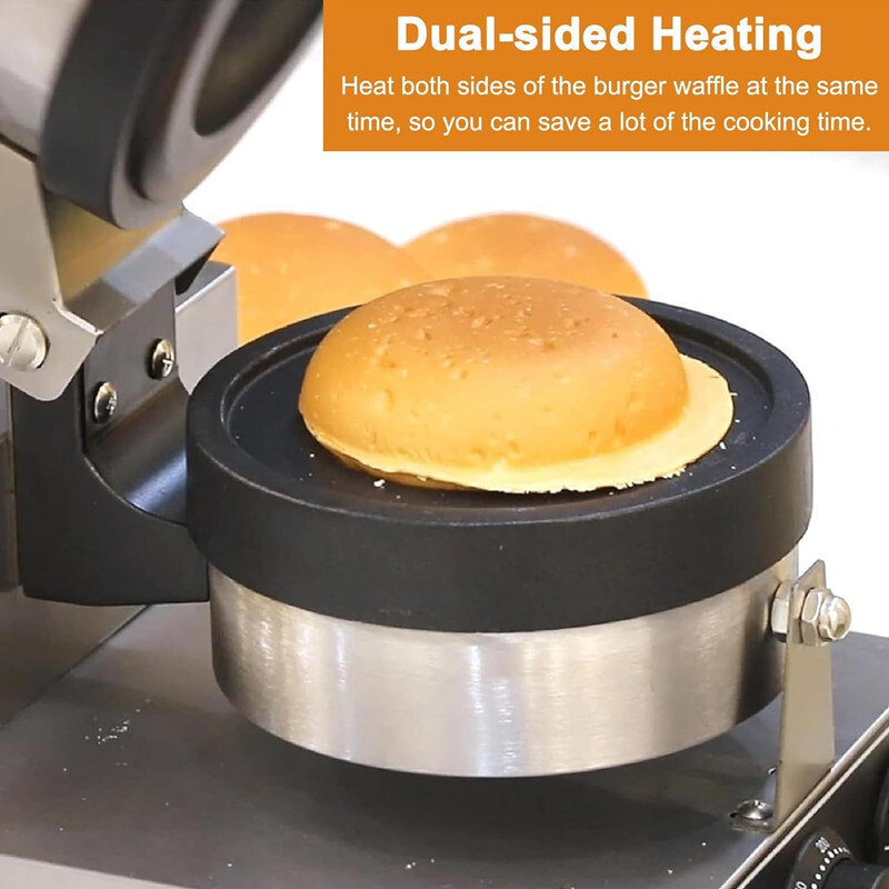 Electric Nonstick UFO Burger Maker Ice Cream Waffle Machine Panini Press Maker~