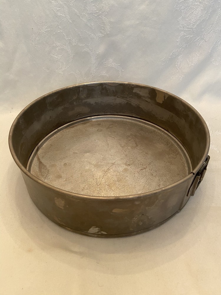 Vintage No Name Aluminum 10" SPRINGFORM Flat Insert 2 7/8" Deep