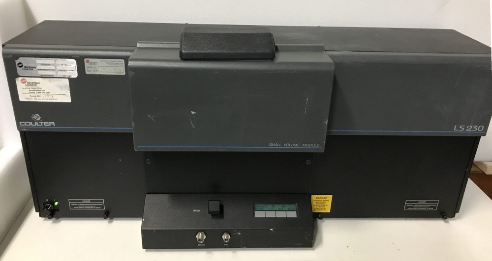 Coulter LS 230 Laser Diffraction Particle Size Analyzer / Small Volume Module