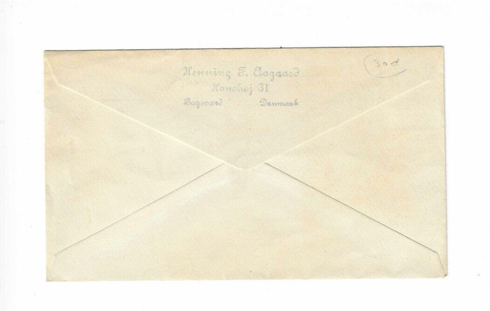 DENMARK 1962 FDC Dansk Fredning- sent to Canada