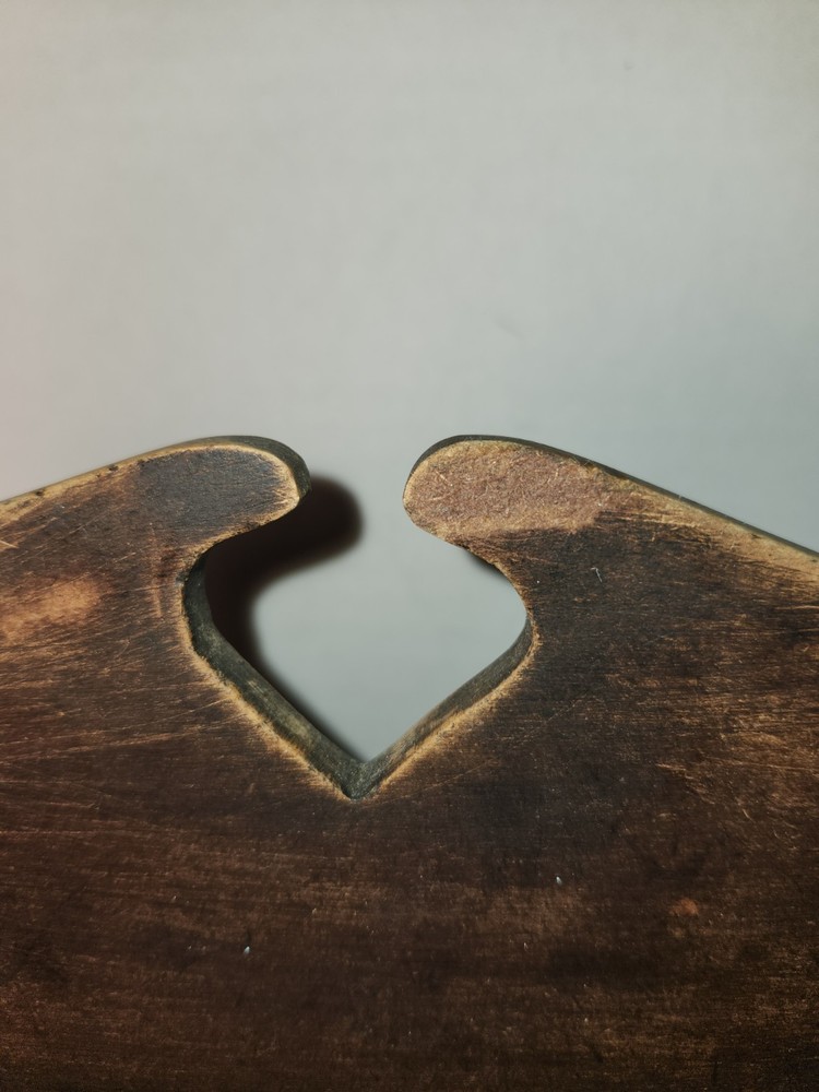 VINTAGE SOLID WOODEN LETTER HOLDER FOR MAIL