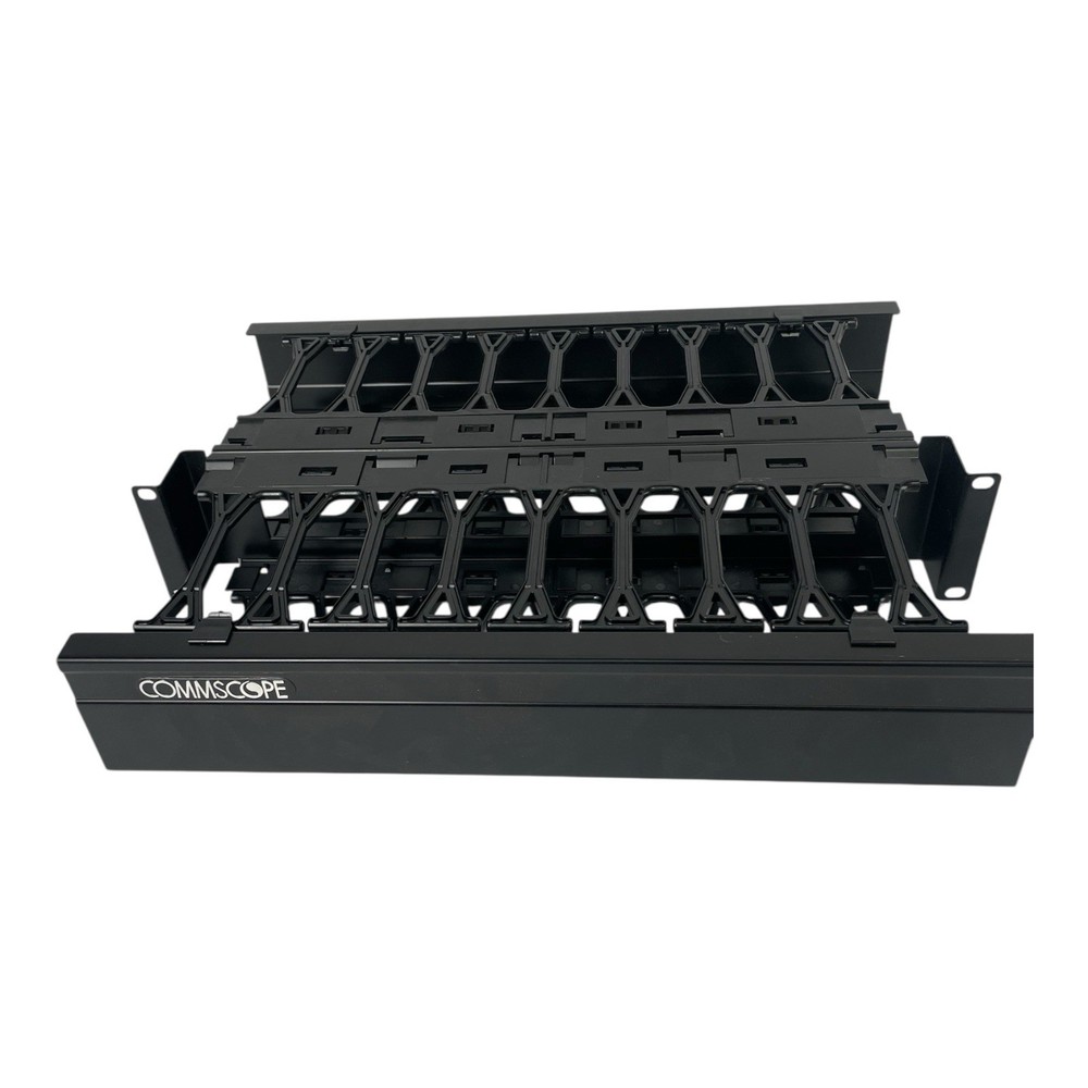 Commscope Network HTK-19-DS 2U Horizontal Trough Kit Double Sided 760128850 Rack