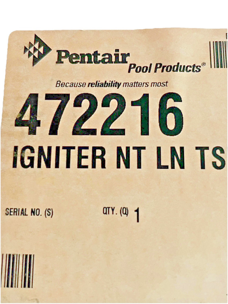 472216 Pentair Igniter Replacement/Igniter NT LN TSI