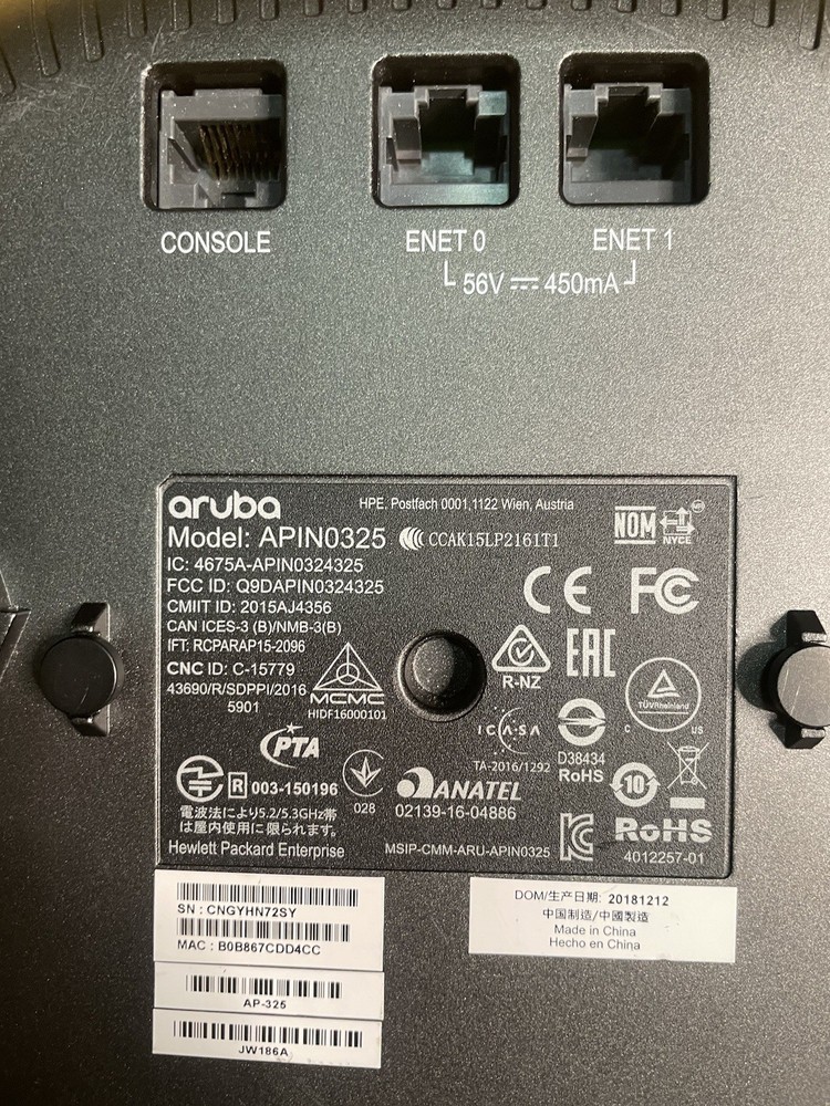 Aruba Networks White Wireless Access Point