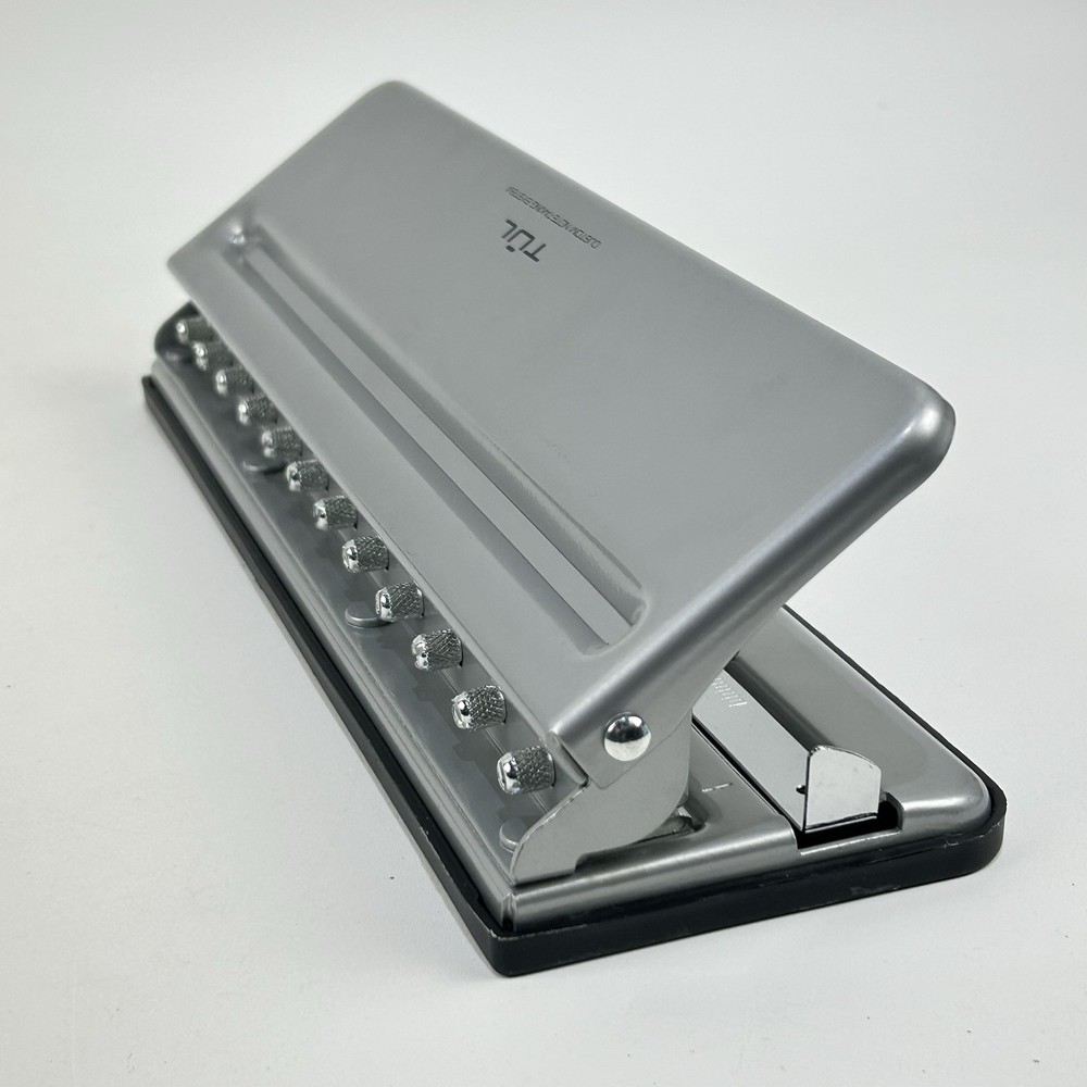 TUL Discbound Hole Punch Custom Note-Taking System Adjustable 12-Hole Punch