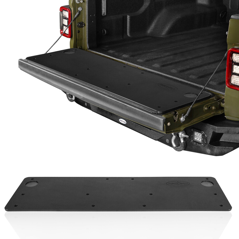 Black Tailgate Plastic Table Shelf Panel Replace Fit Jeep Gladiator JT 2020-2026