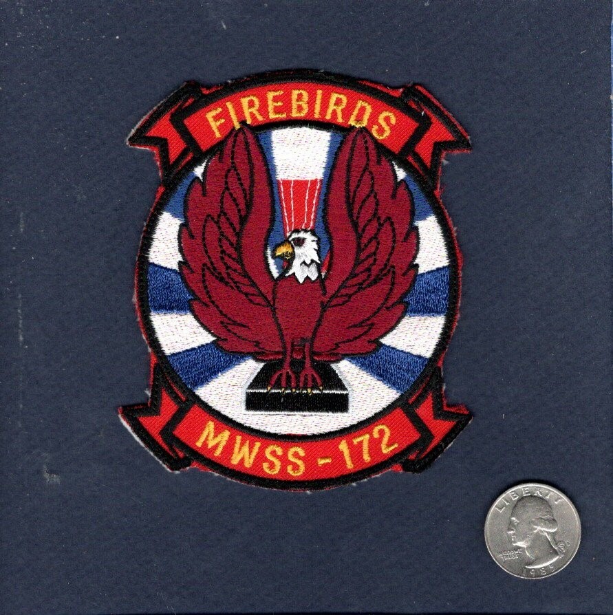MWSS-172 USMC Marine Corps Wing Support Squadron Patch