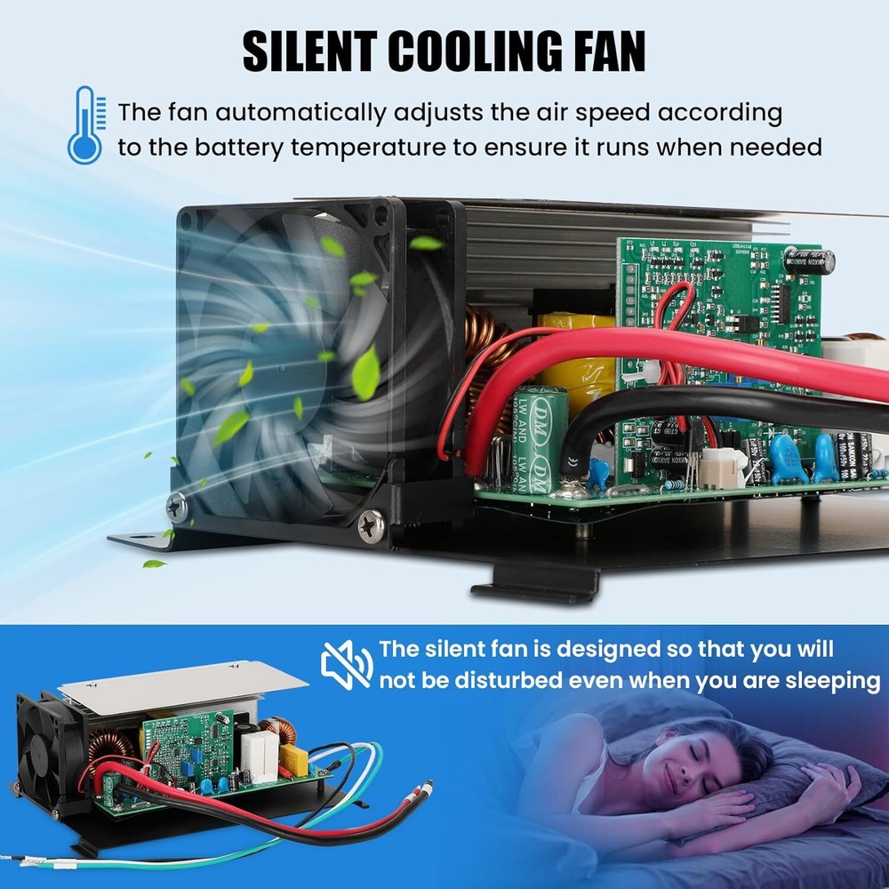 RV Power Converter DC Main Board Assembly Unit for WF-8900-AD Series & Parallax