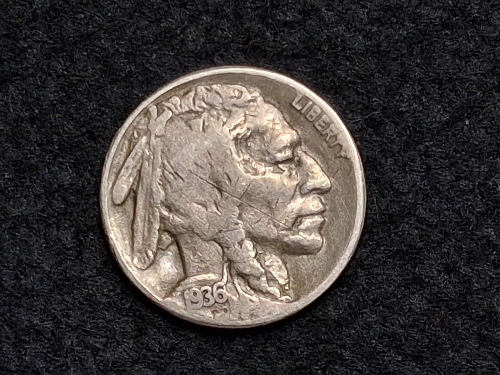 1936 S Buffalo Nickel